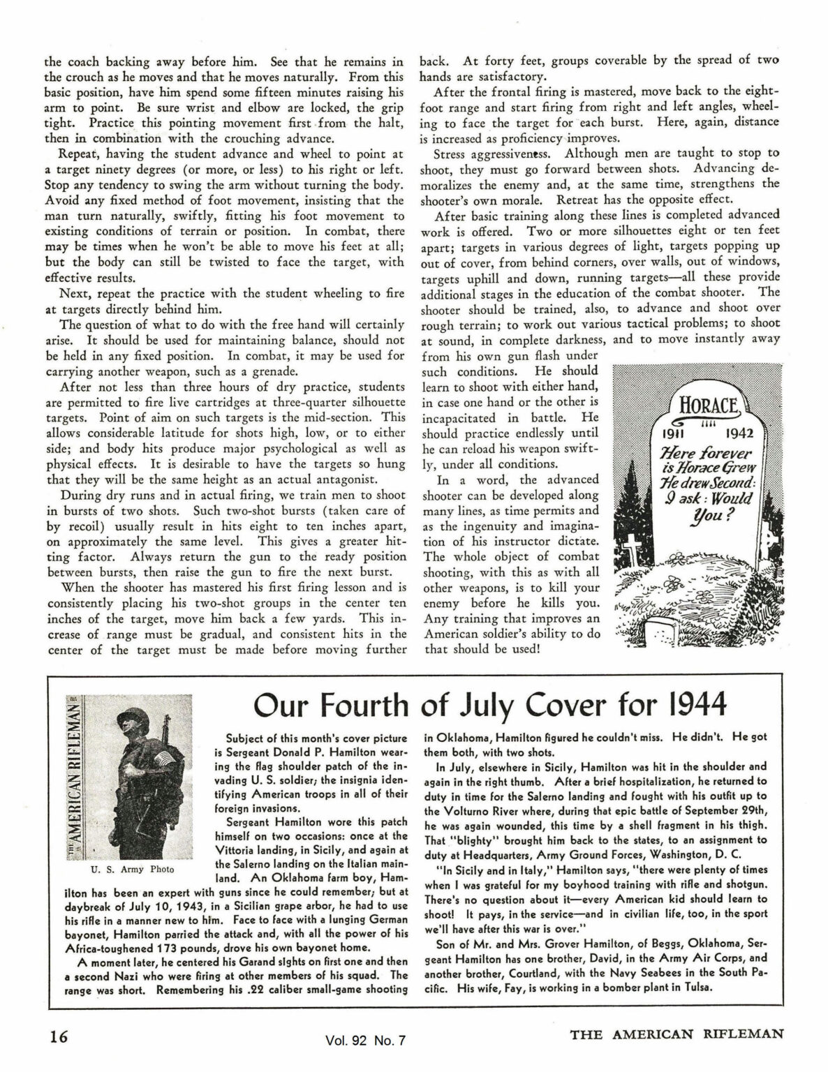 Col. Rex Applegate: Influence on Modern Handgun Techniques (1944 NRA ...
